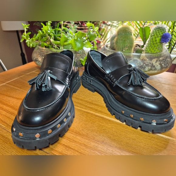 Free People Teagan Tassel Loafers - Size 8 - Picture 3 of 7